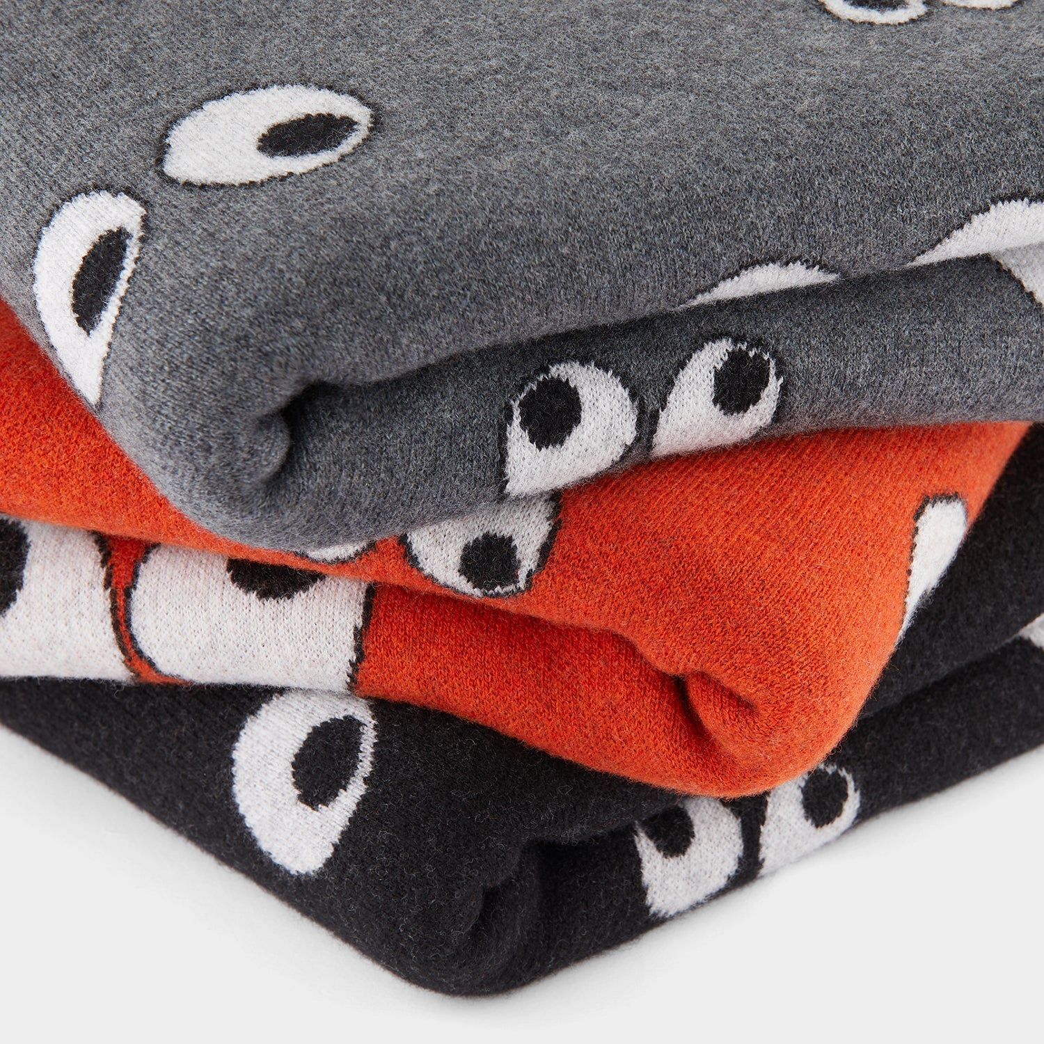 All Over Eyes Scarf -

                  
                    Lambswool in Dark Clementine -
                  

                  Anya Hindmarch US
