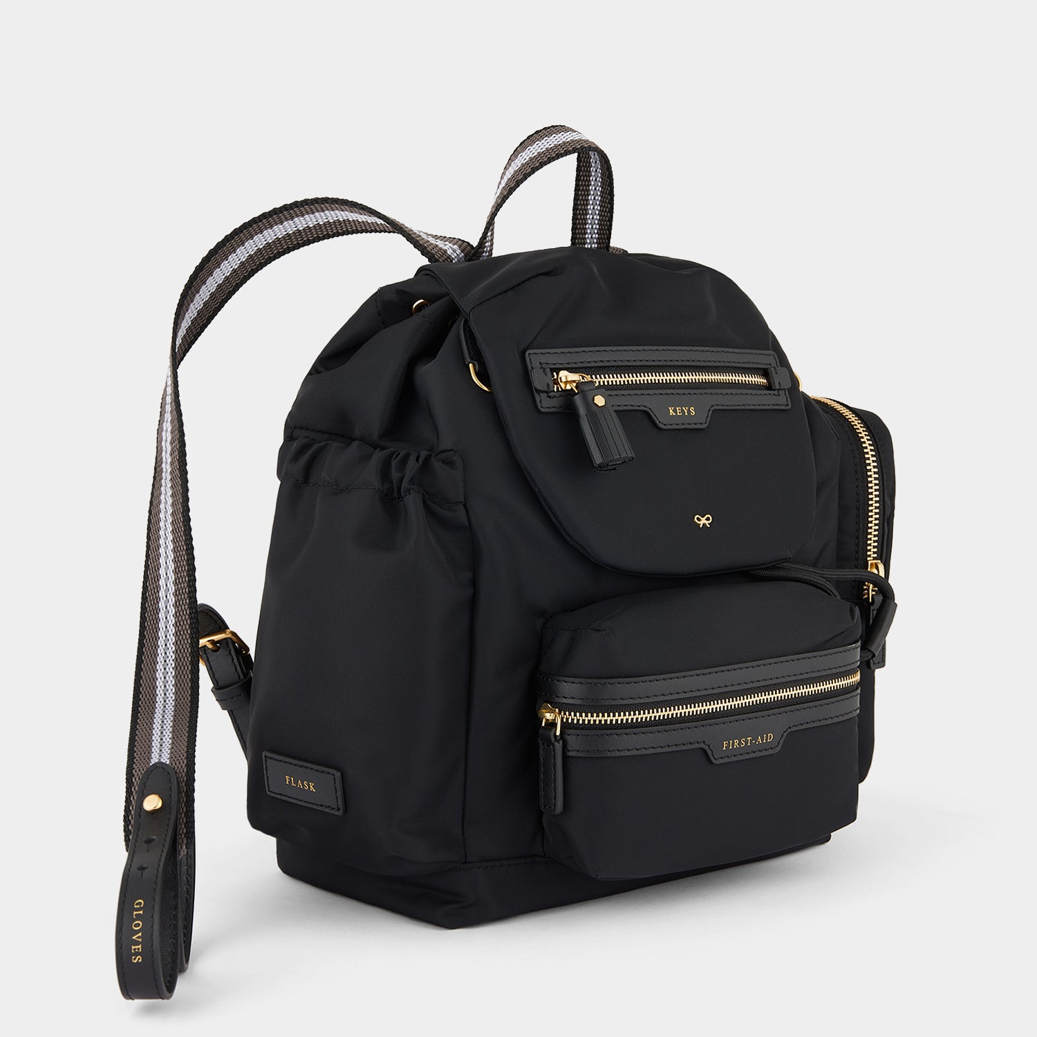 Walking Backpack -

                  
                    Econyl® Regenerated Nylon in Black -
                  

                  Anya Hindmarch US
