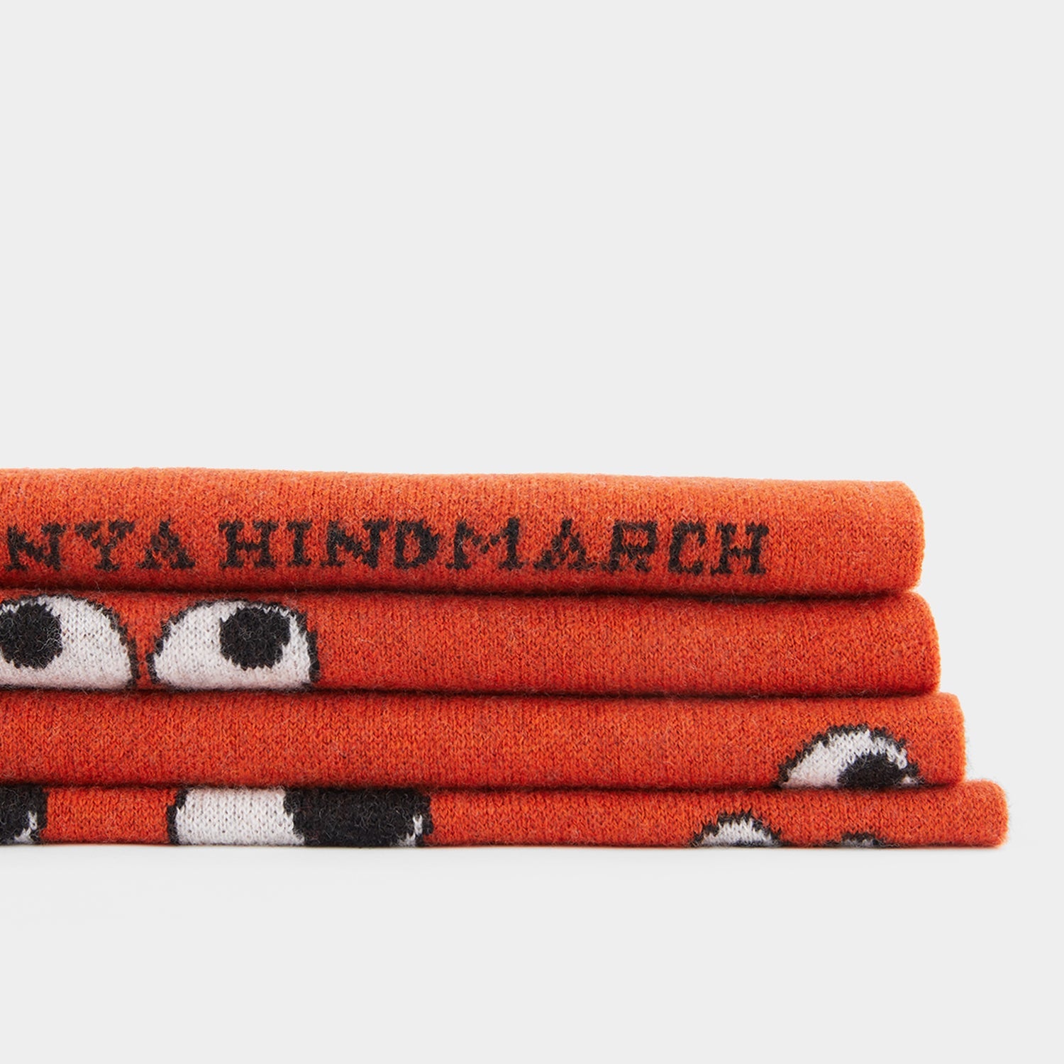 All Over Eyes Scarf -

                  
                    Lambswool in Dark Clementine -
                  

                  Anya Hindmarch US
