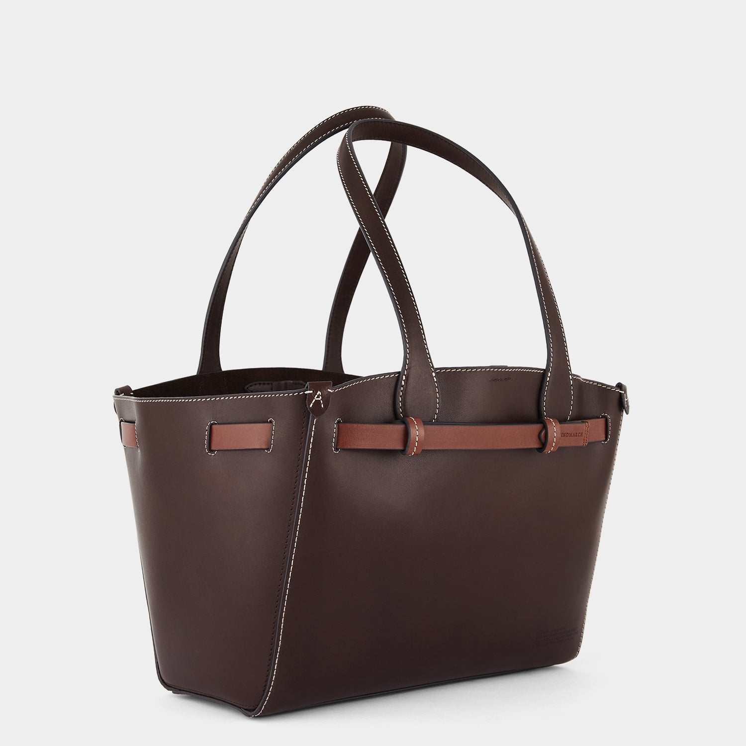 Return to Nature Tote Small -

                  
                    Compostable Leather in Cigar -
                  

                  Anya Hindmarch US
