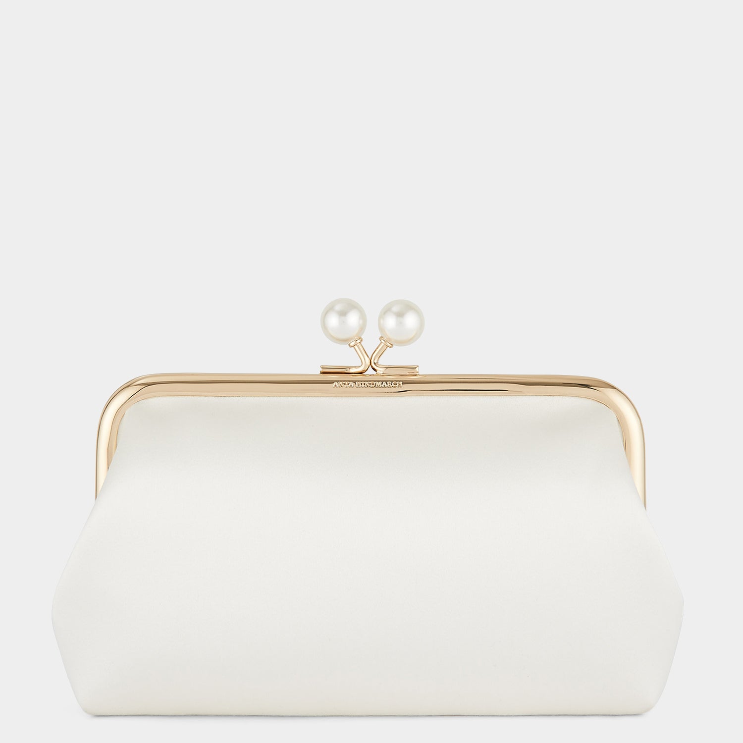 Pearls Maud Clutch -

                  
                    Recycled Satin in Ivory -
                  

                  Anya Hindmarch US

