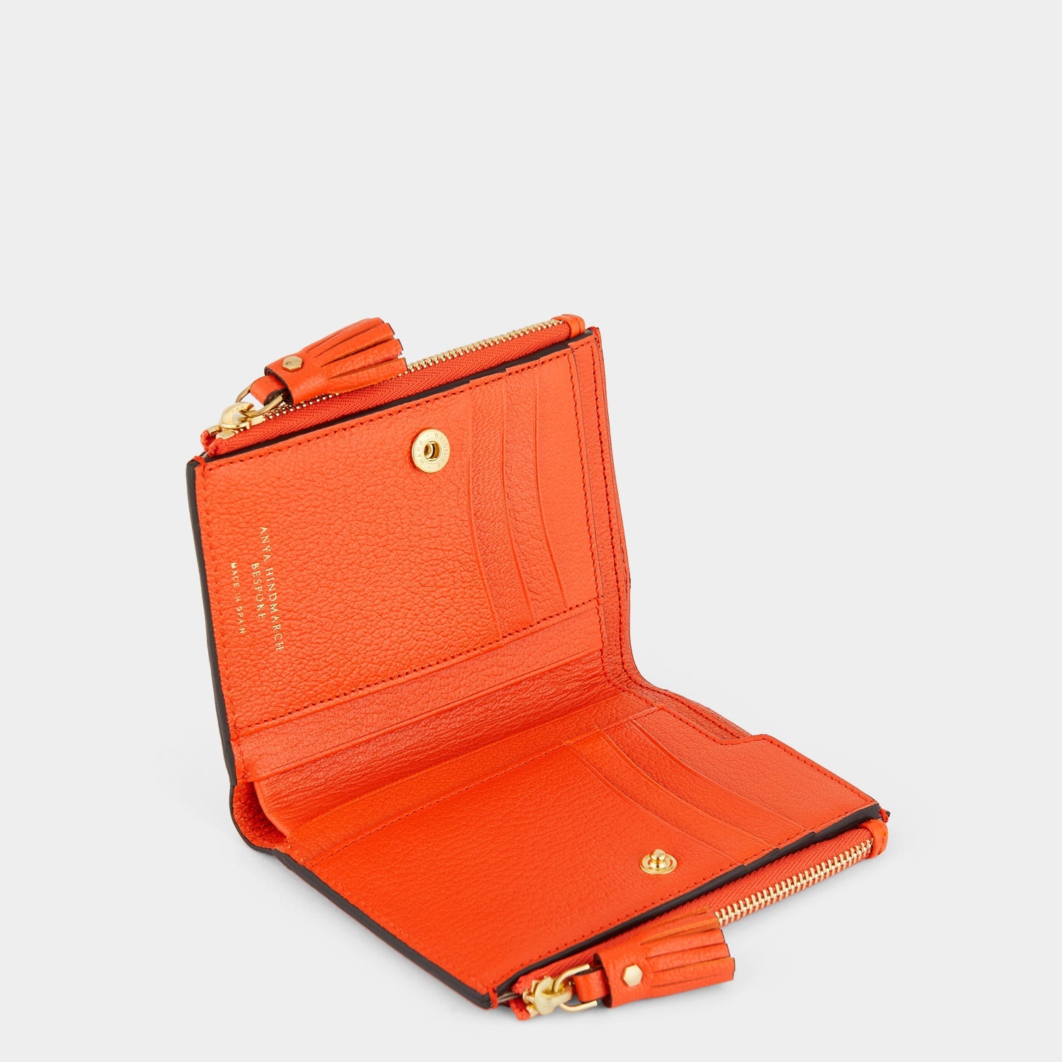 Small Double Zip Wallet -

                  
                    Capra in Clementine -
                  

                  Anya Hindmarch US
