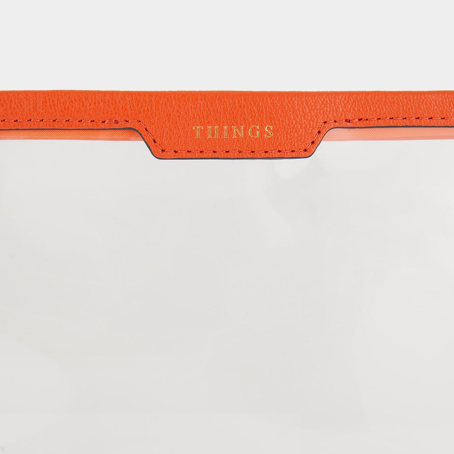 Things Pouch -

                  
                    Capra Leather in Clementine -
                  

                  Anya Hindmarch US

