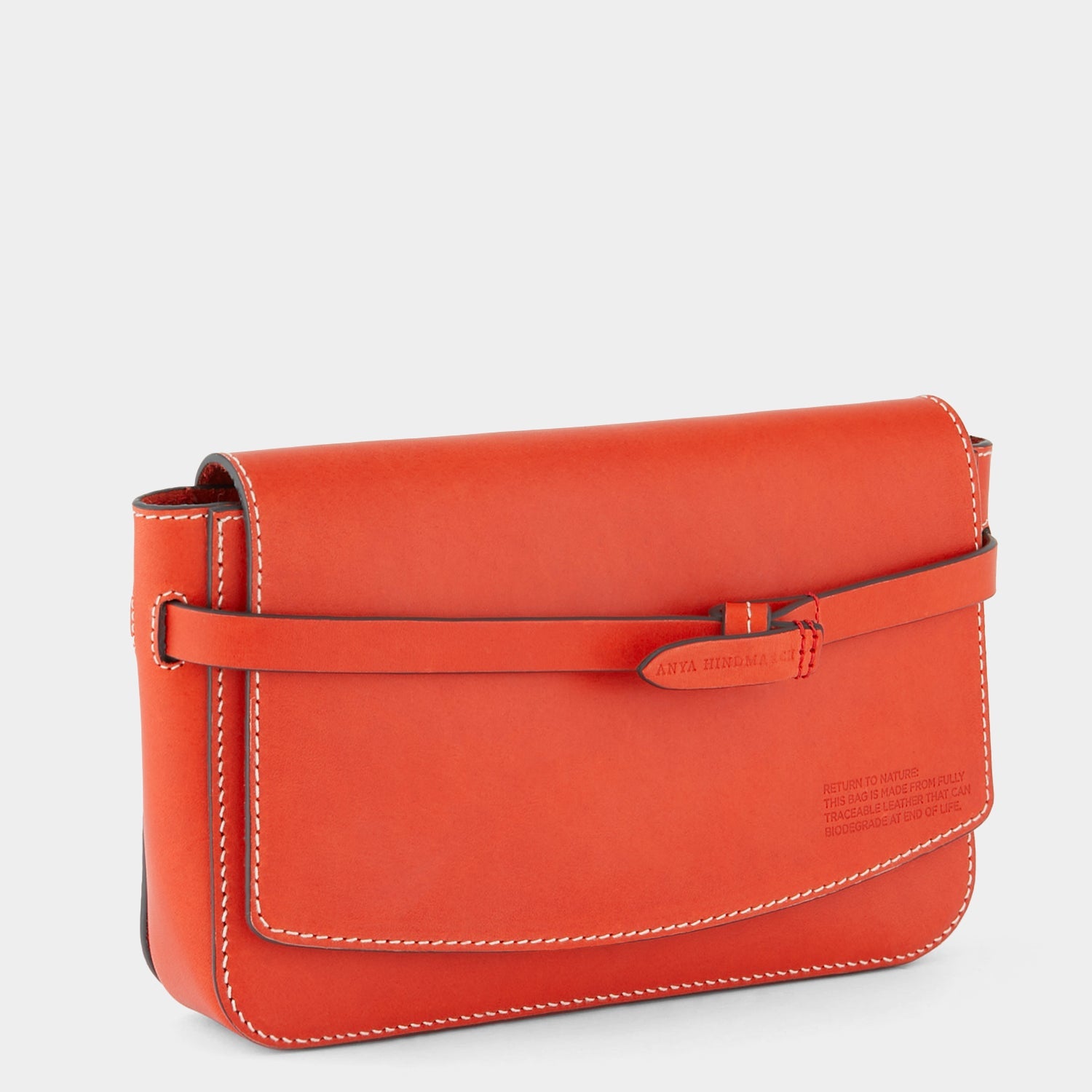 Return to Nature Clutch -

                  
                    Compostable Leather in Flame Red -
                  

                  Anya Hindmarch US
