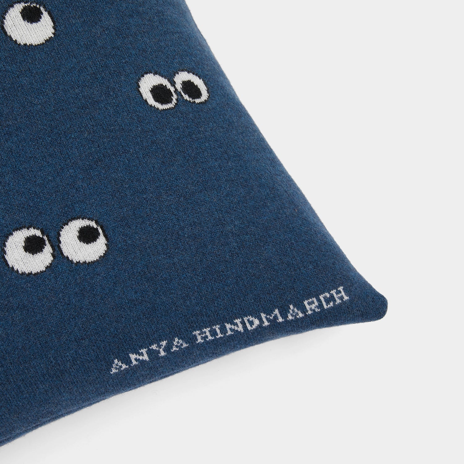 All Over Eyes Cushion -

                  
                    Lambswool in Petrol -
                  

                  Anya Hindmarch US
