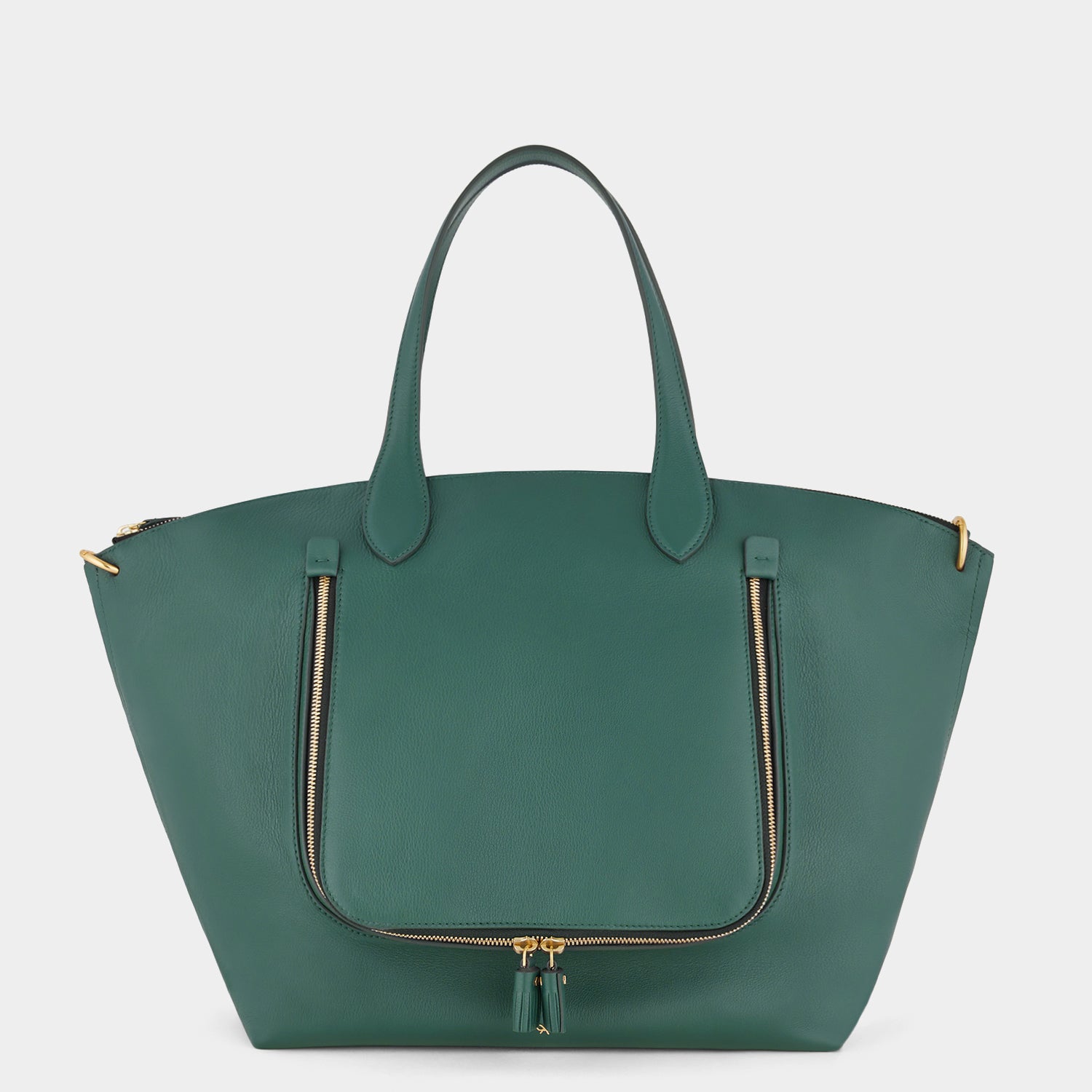 Vere Slouchy Tote -

                  
                    Flat Leather in Kelp -
                  

                  Anya Hindmarch US
