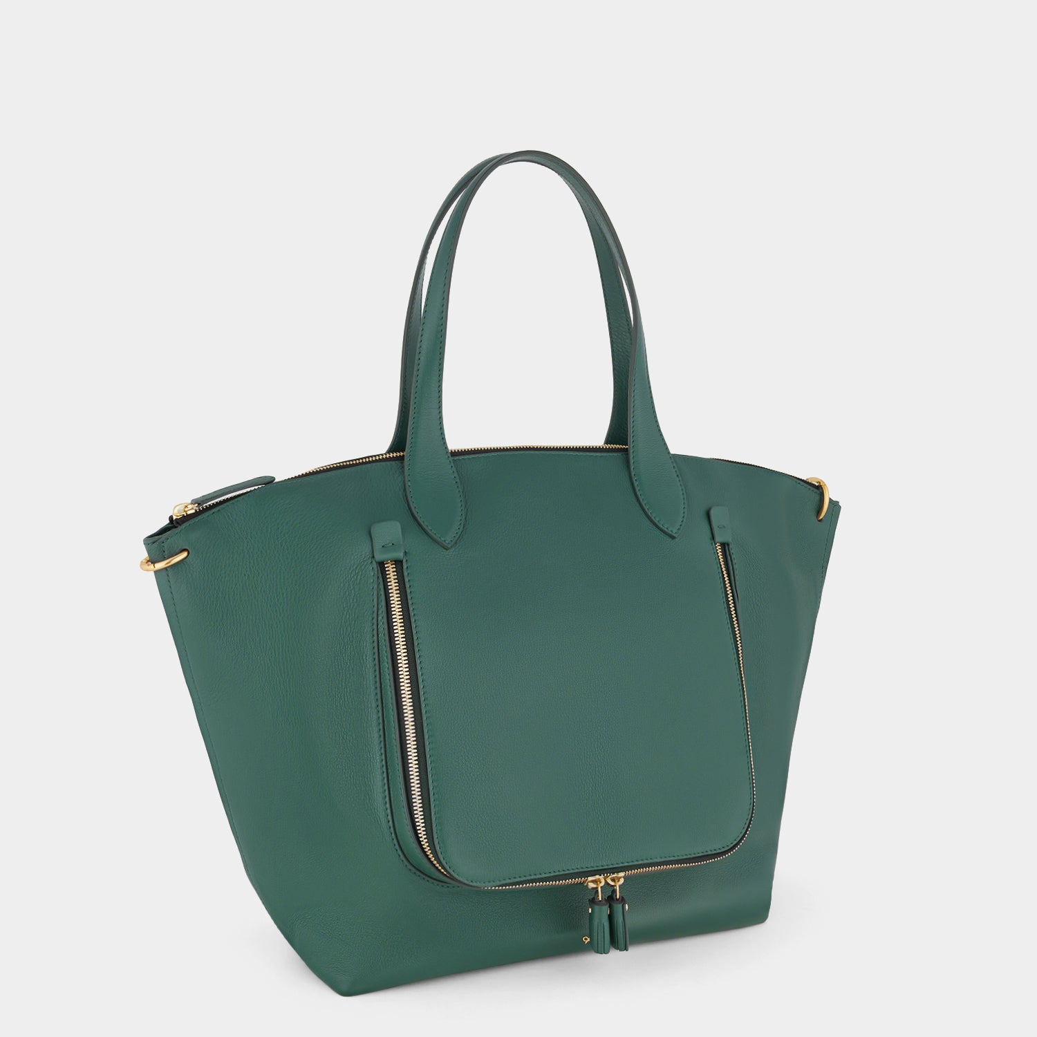 Vere Slouchy Tote -

                  
                    Flat Leather in Kelp -
                  

                  Anya Hindmarch US
