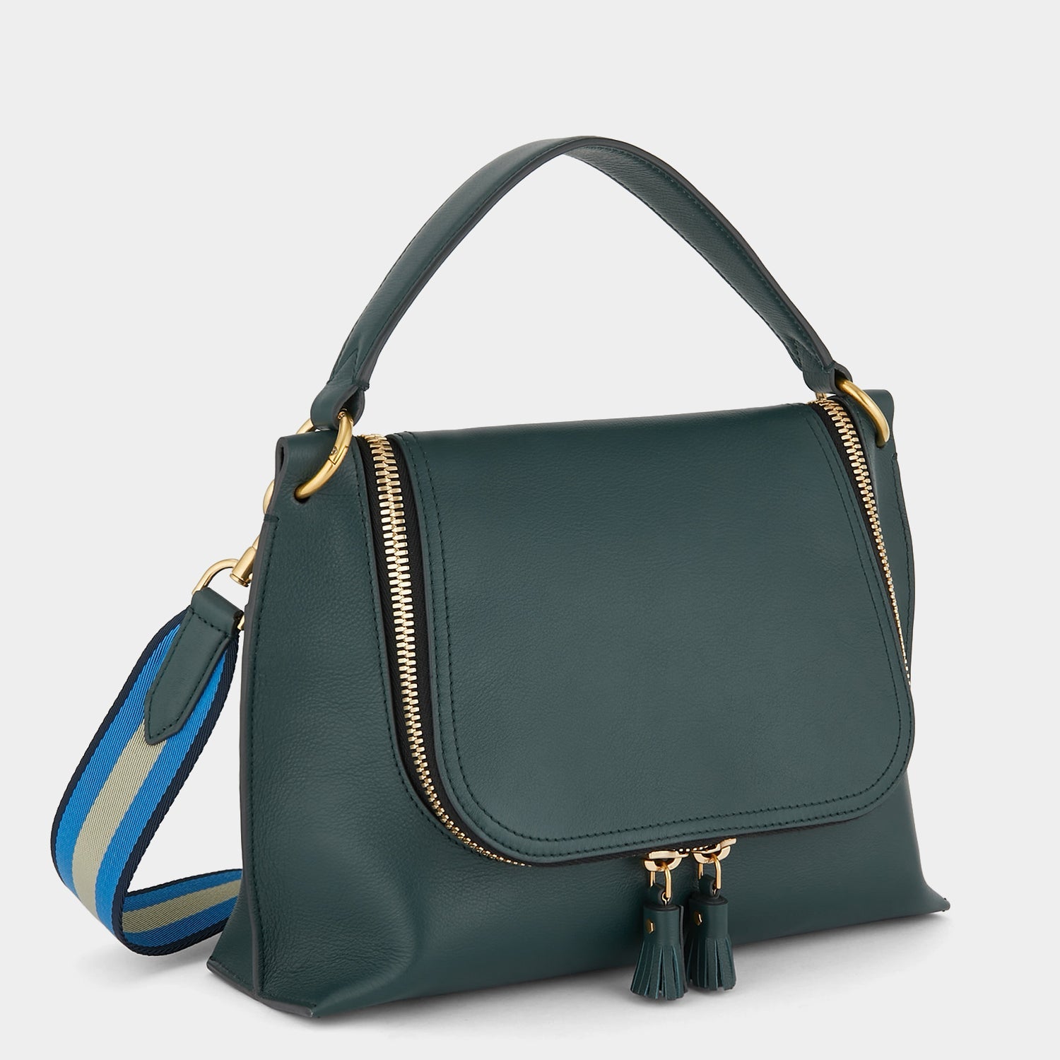 Vere Slouchy Cross-body -

                  
                    Flat Leather in Kelp -
                  

                  Anya Hindmarch US

