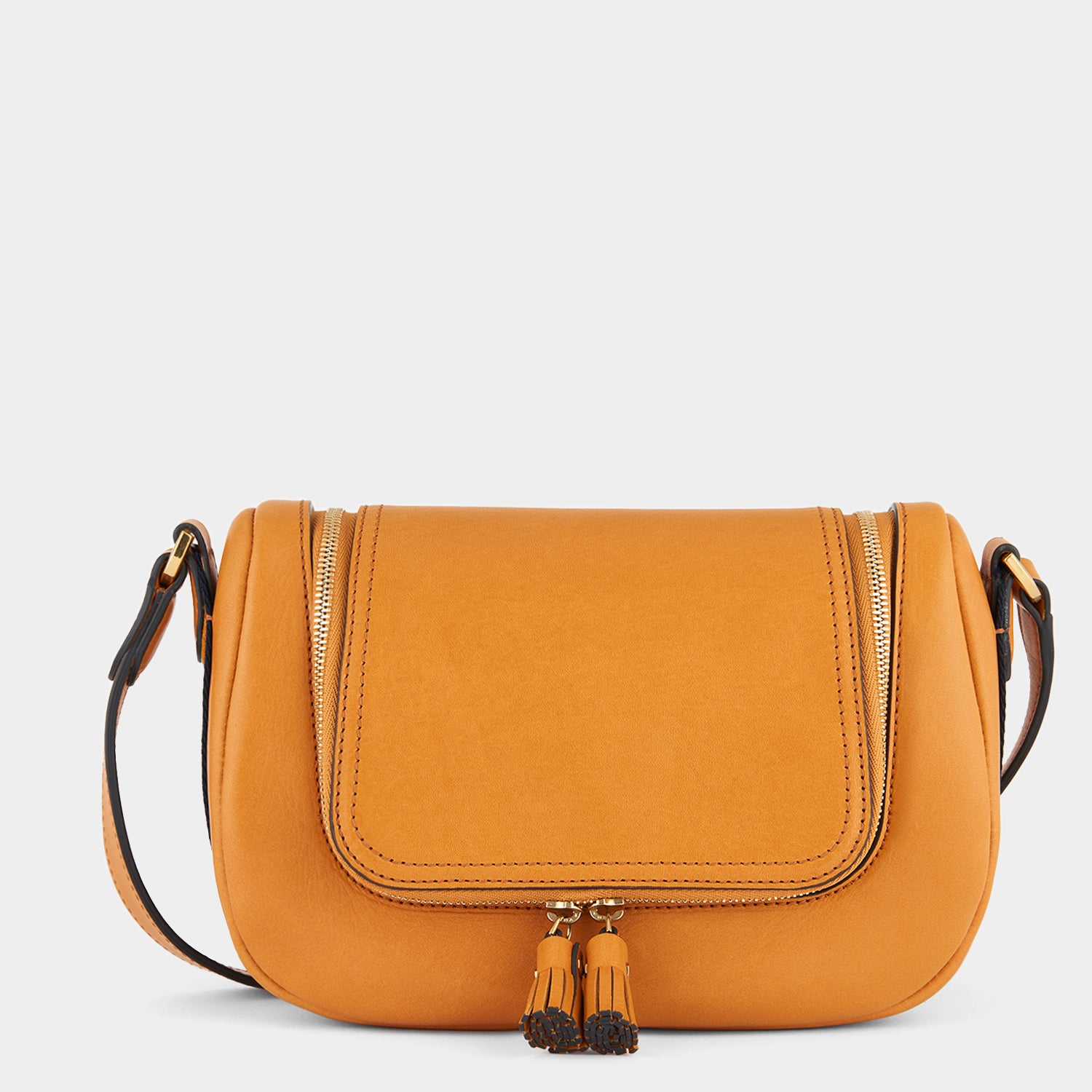 Small Vere Soft Satchel -

                  
                    Flat Leather in Amber -
                  

                  Anya Hindmarch US
