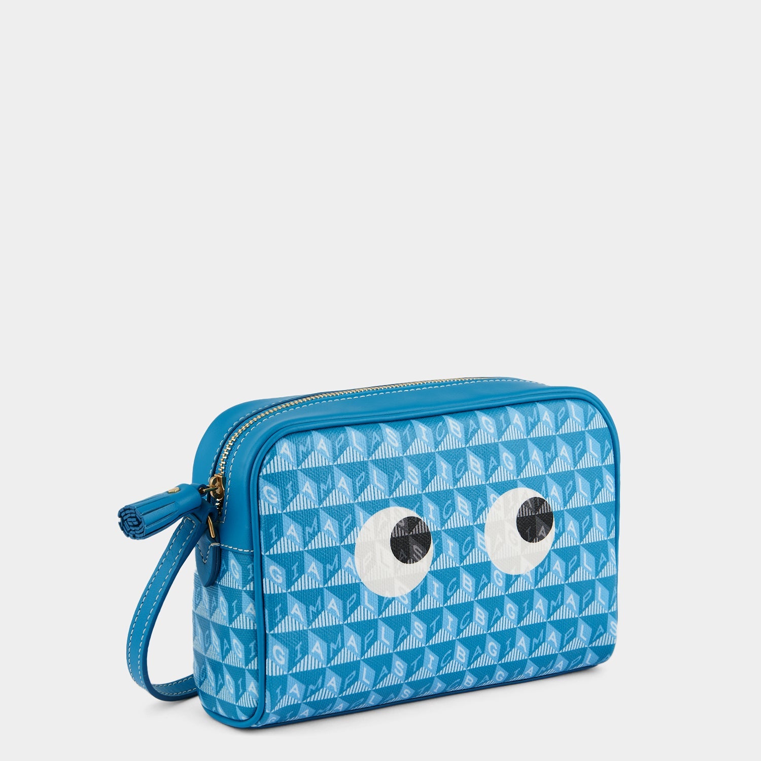 I Am A Plastic Bag Eyes Cross-body -

                  
                    Recycled Canvas in Peacock -
                  

                  Anya Hindmarch US
