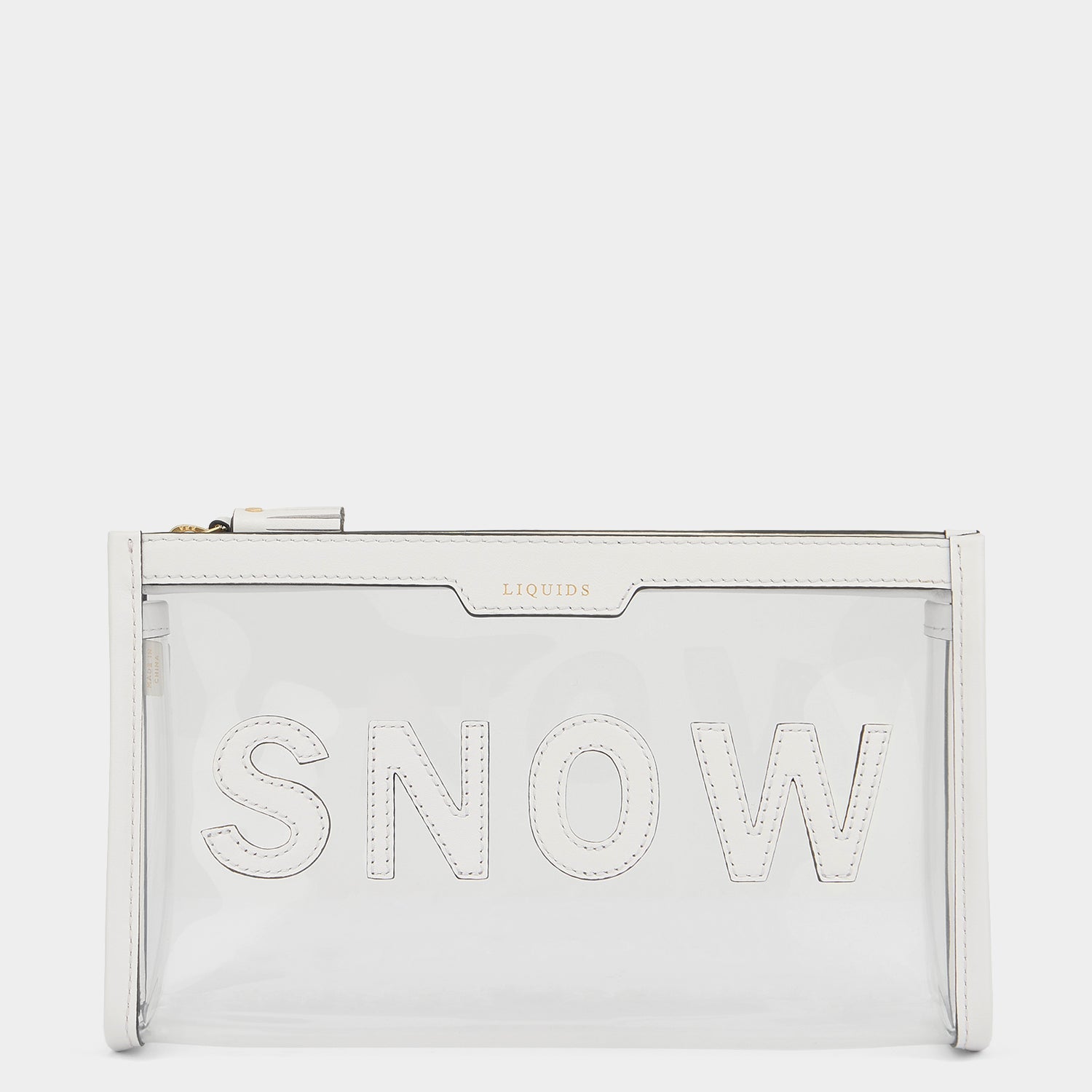 Snow Liquids Pouch -

                  
                    Capra in Clear/Chalk -
                  

                  Anya Hindmarch US
