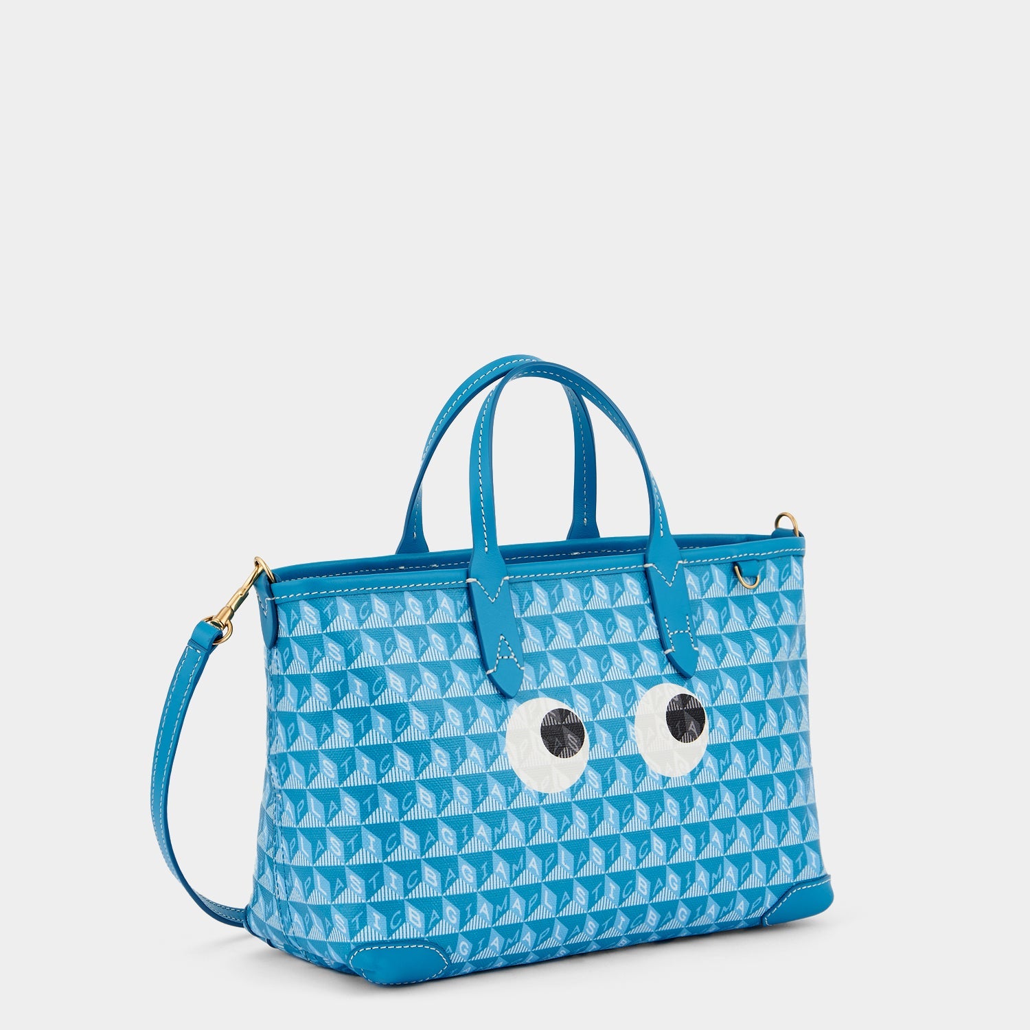 I Am A Plastic Bag XS Eyes Tote -

                  
                    Recycled Canvas in Peacock -
                  

                  Anya Hindmarch US
