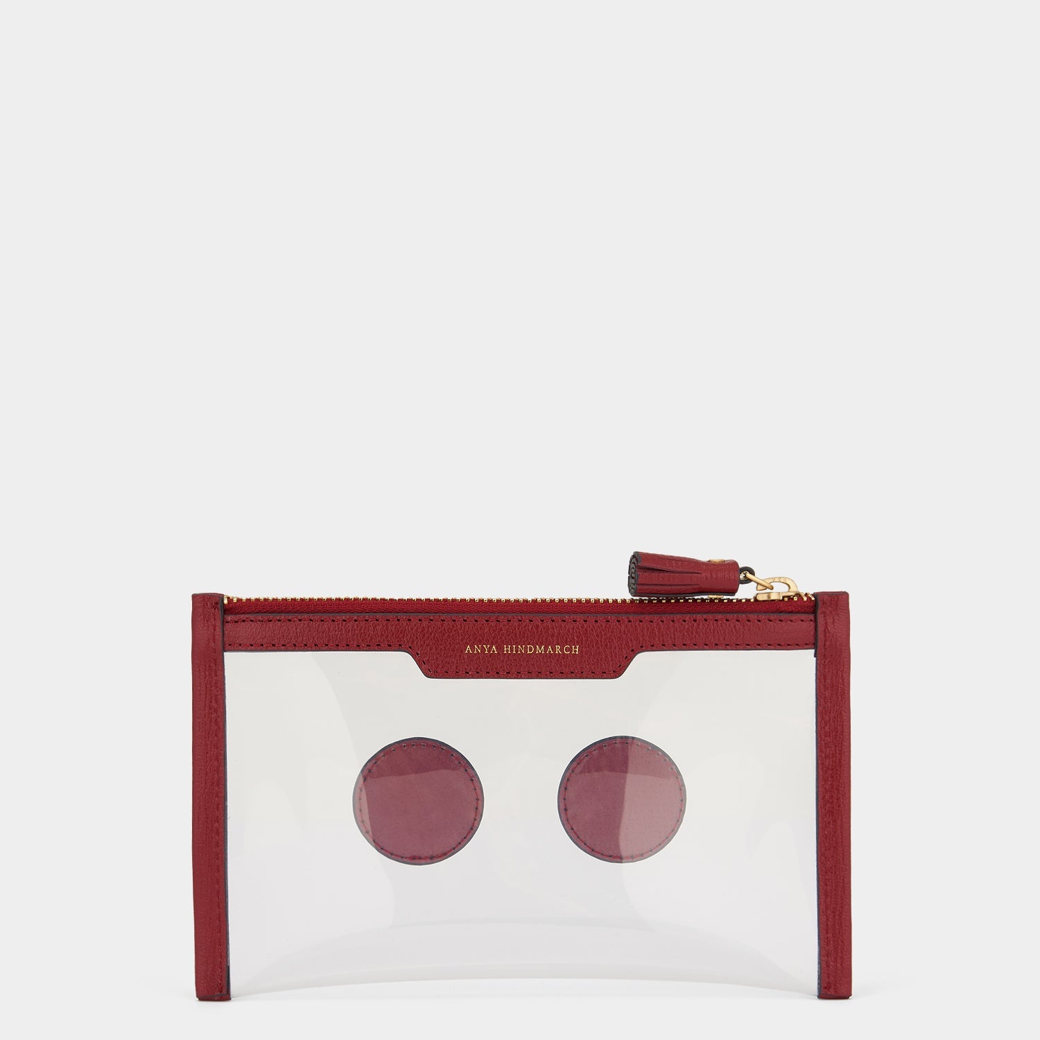 Small Eyes Keep Safe Pouch -

                  
                    Capra Leather in Vampire Red -
                  

                  Anya Hindmarch US

