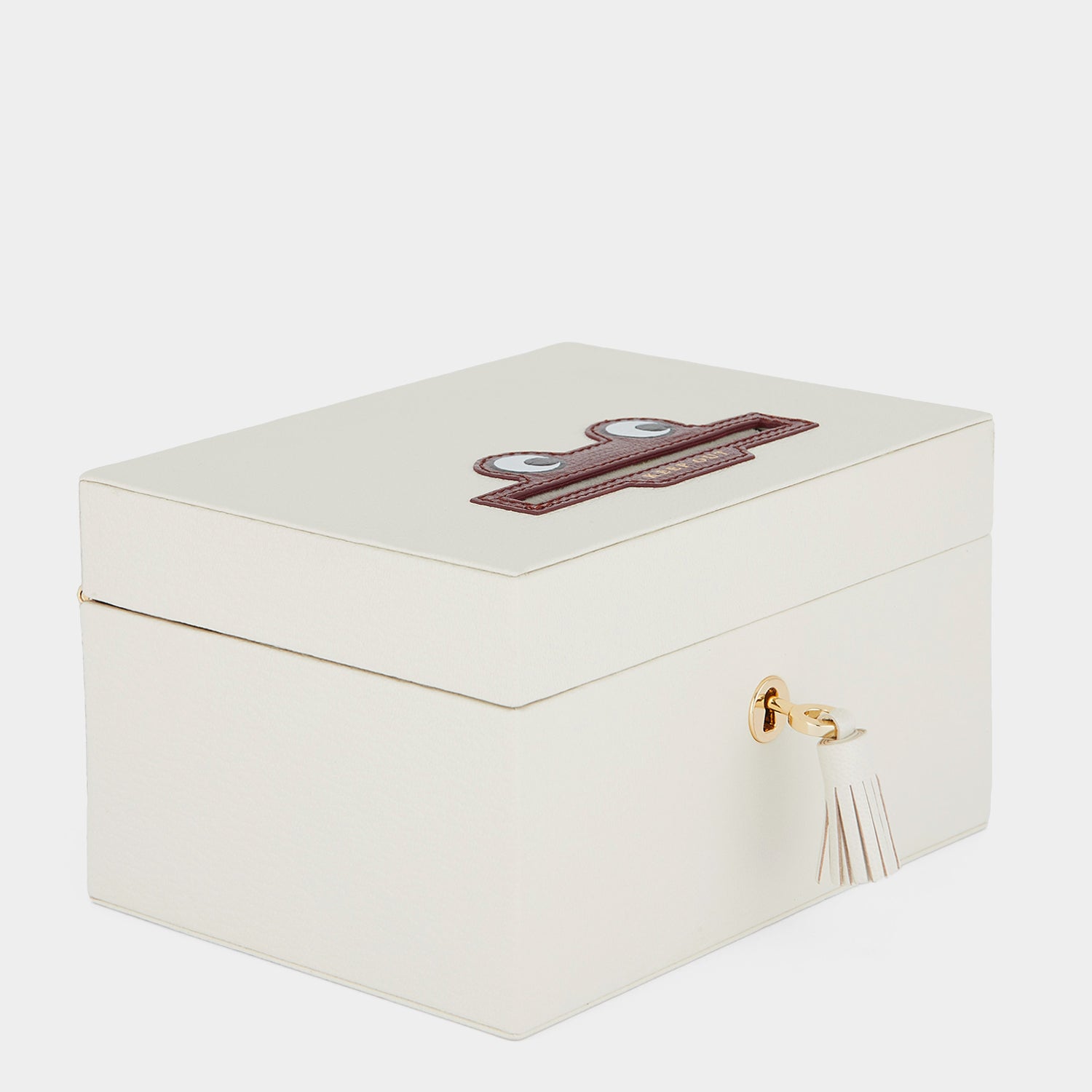 Keep Out Small Box -

                  
                    Capra Leather in Chalk -
                  

                  Anya Hindmarch US
