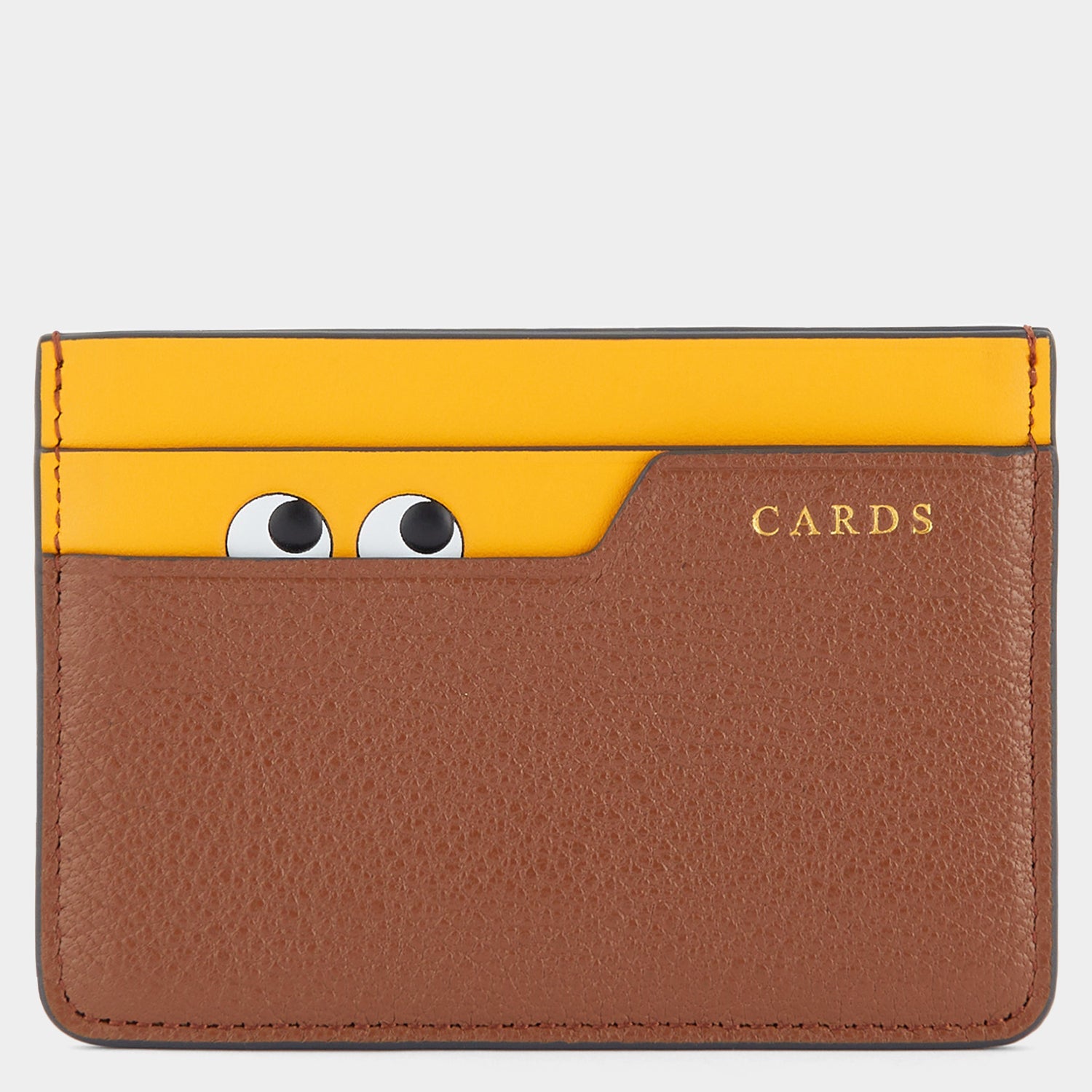 Peeping Eyes Card Case -

                  
                    Capra Leather in Cedar -
                  

                  Anya Hindmarch US
