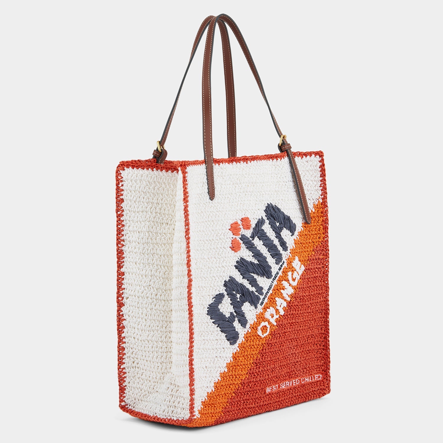 Anya Brands Fanta Tote -

                  
                    Woven Paper in Clementine -
                  

                  Anya Hindmarch US
