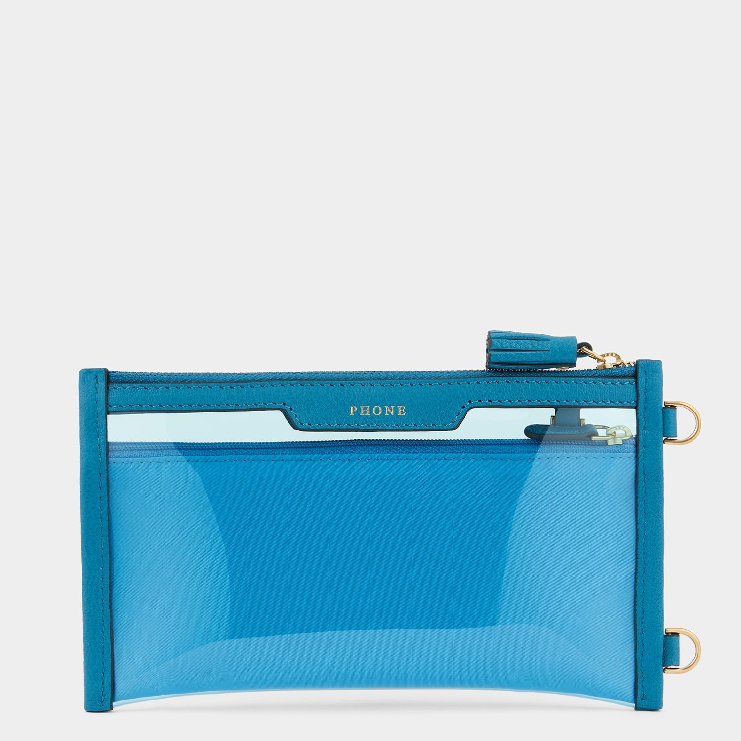 Everything Pouch -

                  
                    Capra Leather in Peacock -
                  

                  Anya Hindmarch US

