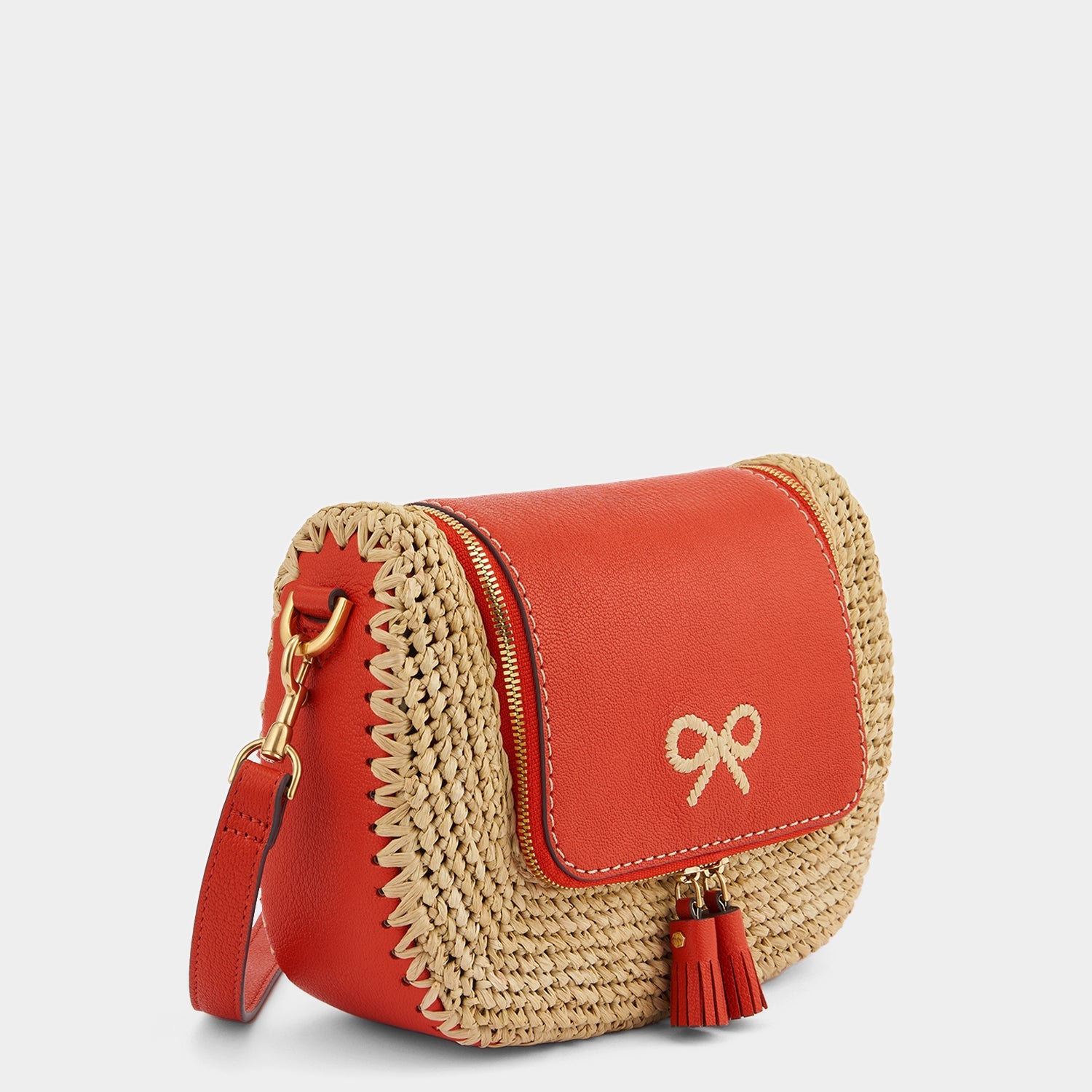 Small Vere Soft Satchel -

                  
                    Capra Leather in Flame Red -
                  

                  Anya Hindmarch US

