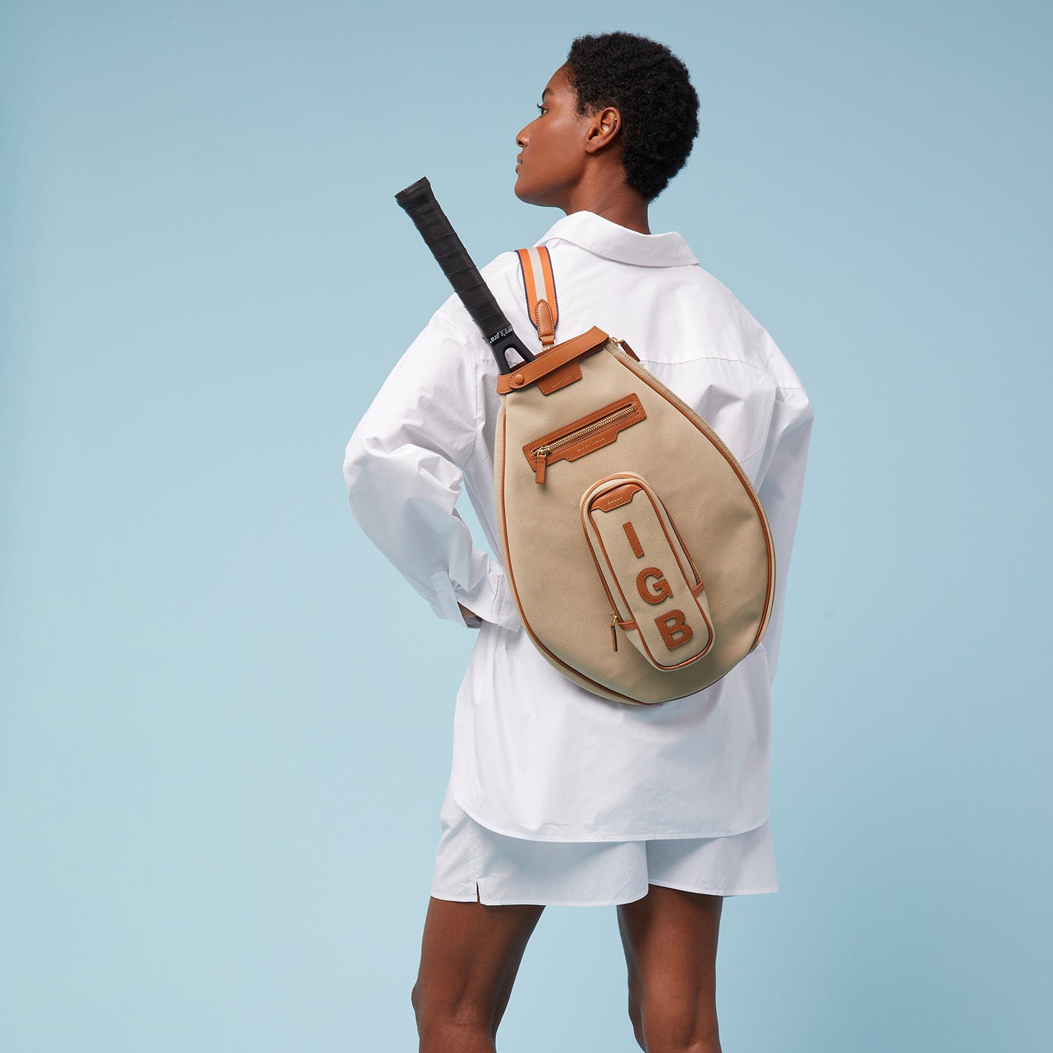 Bespoke Walton Tennis Racquet Cover -

                  
                    Recycled Canvas In Tan -
                  

                  Anya Hindmarch US
