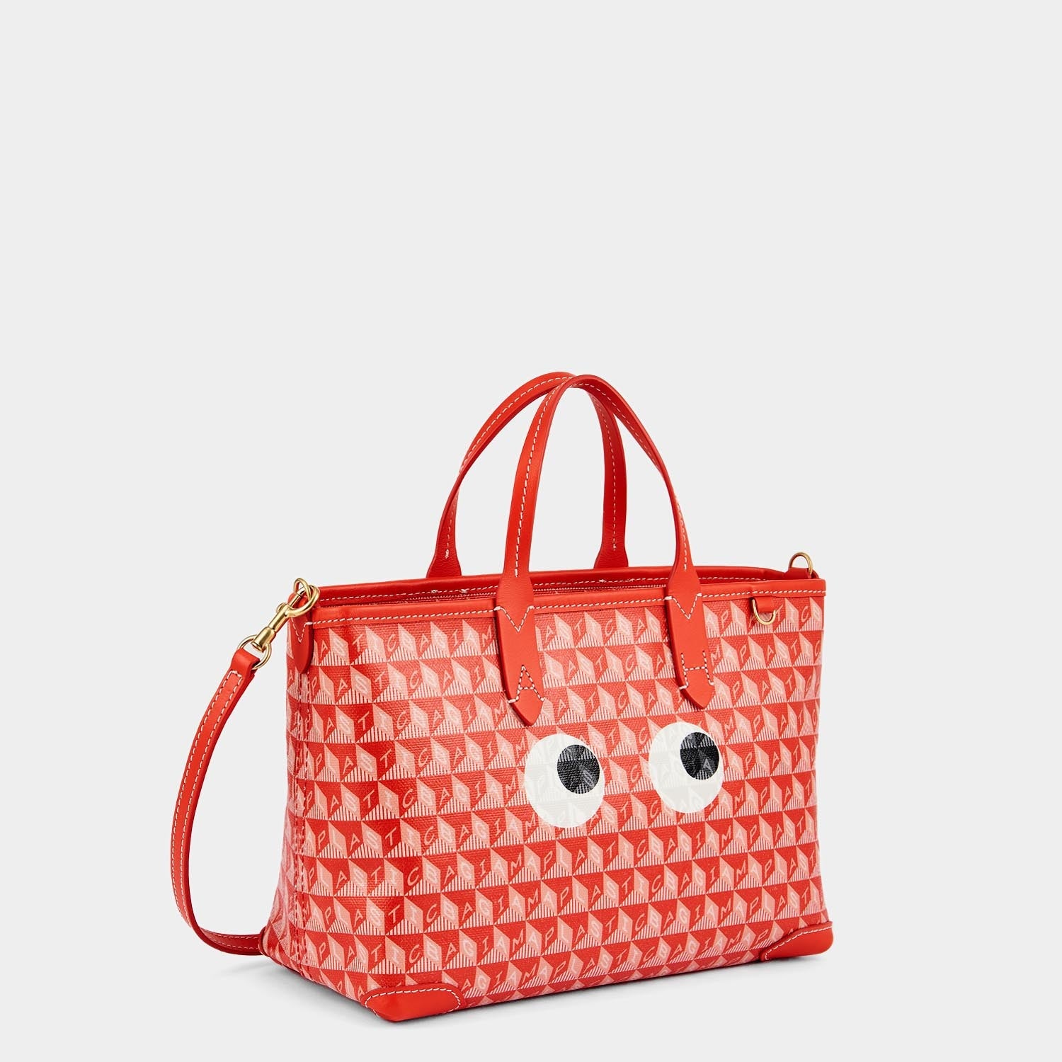 I Am A Plastic Bag XS Eyes Tote -

                  
                    Recycled Canvas in Dark Flame Red -
                  

                  Anya Hindmarch US
