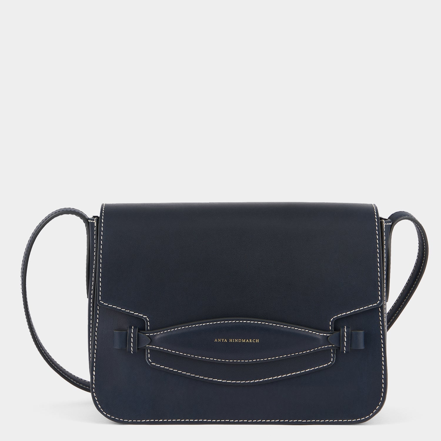 Return to Nature Shoulder Bag -

                  
                    Compostable Leather in Marine -
                  

                  Anya Hindmarch US
