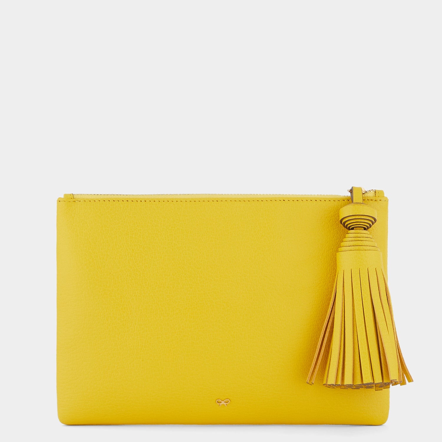 Anya Brands Ship Tassel Clutch -

                  
                    Capra Leather in Yellow -
                  

                  Anya Hindmarch US

