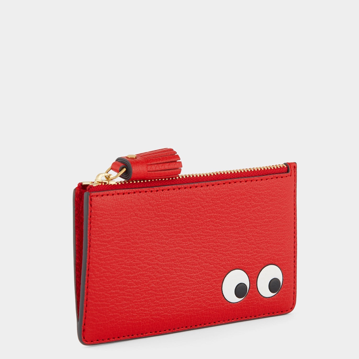 Eyes Zipped Card Case -

                  
                    Capra in Bright Red -
                  

                  Anya Hindmarch US

