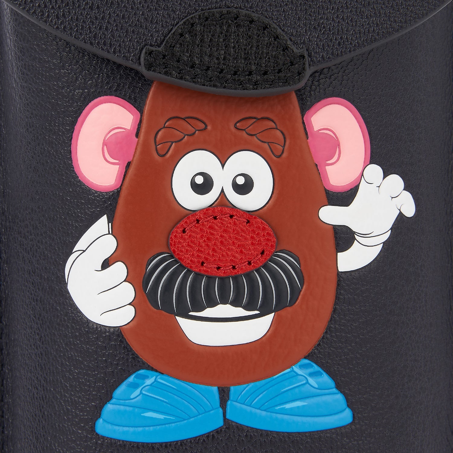 Mr Potato Head Phone Pouch on Strap -

                  
                    Capra Leather in Ink -
                  

                  Anya Hindmarch US
