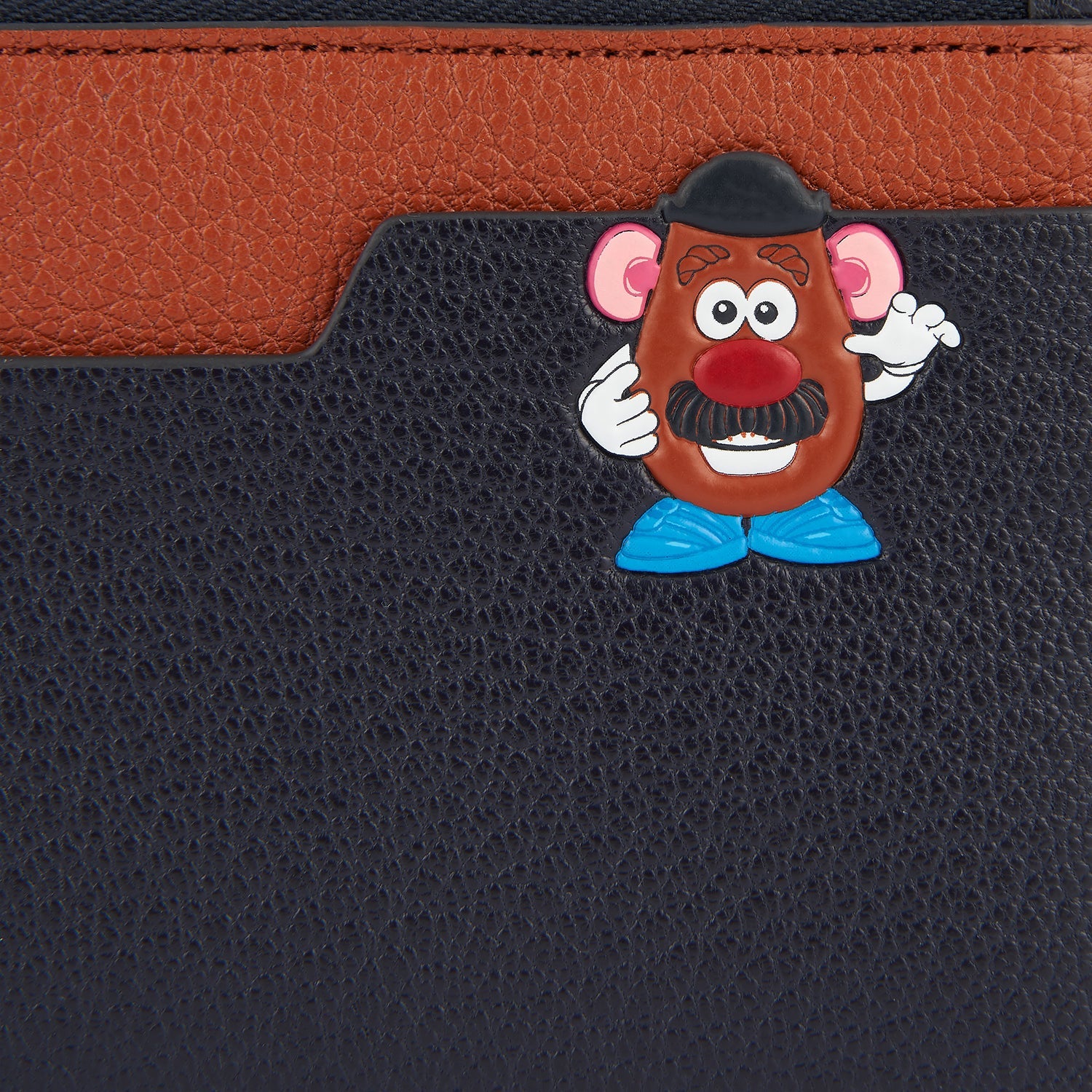 Mr Potato Head Zip Card Case -

                  
                    Capra Leather in Ink -
                  

                  Anya Hindmarch US
