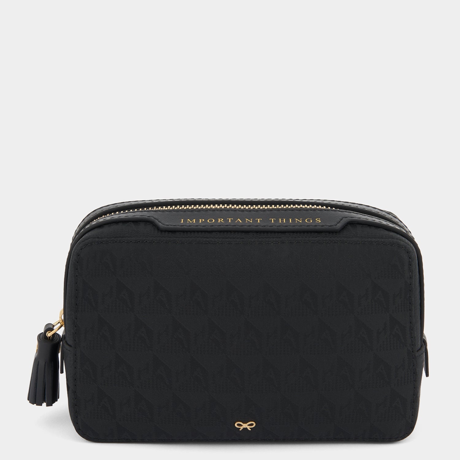 Logo Important Things Pouch -

                  
                    Jacquard Nylon in Black -
                  

                  Anya Hindmarch US
