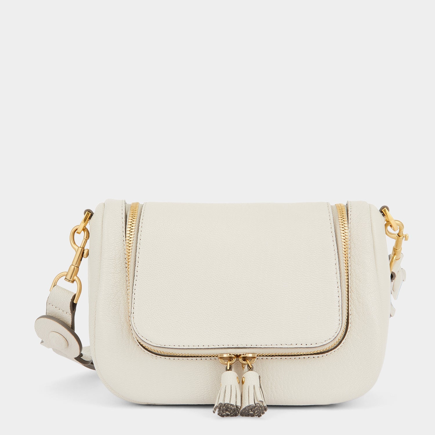 Small Vere Soft Satchel -

                  
                    Grain Leather in Chalk -
                  

                  Anya Hindmarch US

