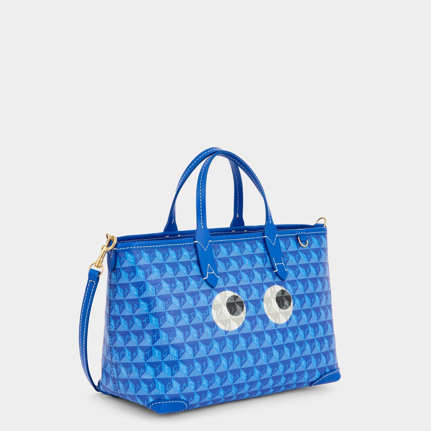 I Am A Plastic Bag XS Eyes Tote -

                  
                    Recycled Canvas in Electric Blue -
                  

                  Anya Hindmarch US
