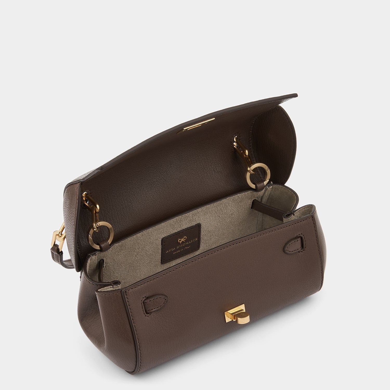 Tube Bag -

                  
                    Capra Leather in Truffle -
                  

                  Anya Hindmarch US
