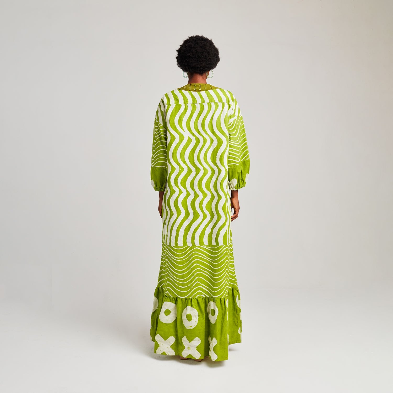 Long Kaftan with Placket -

                  
                    Lightweight Cotton Poplin in Lime -
                  

                  Anya Hindmarch US
