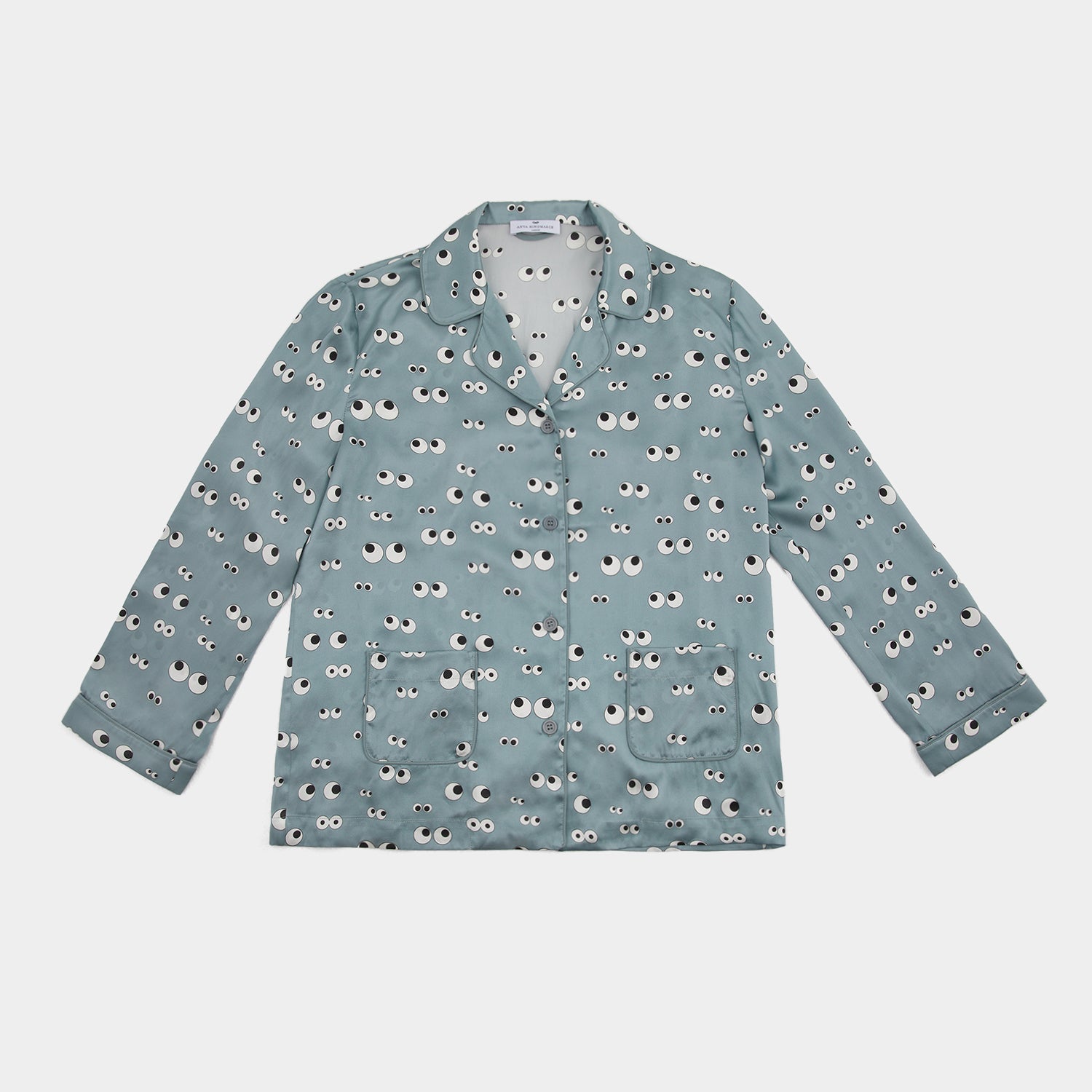 All Over Eyes Pyjamas -

                  
                    Silk Cotton in Duck Egg -
                  

                  Anya Hindmarch US
