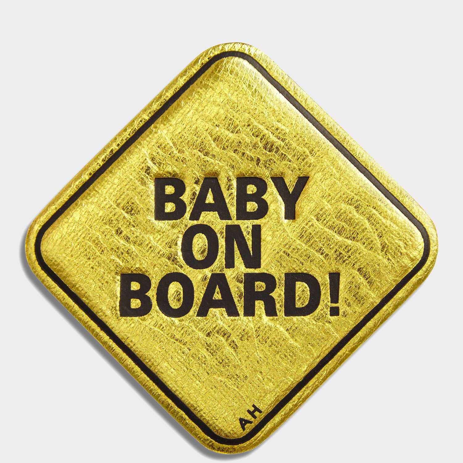 Baby On Board Leather Sticker -

                  
                    Capra in Mustard -
                  

                  Anya Hindmarch US
