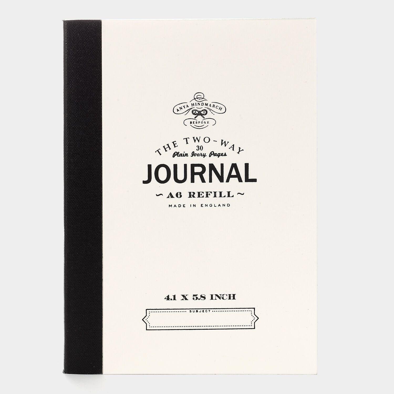 Bespoke A6 Two Way Journal Refill -

                  
                    Paper in White -
                  

                  Anya Hindmarch US
