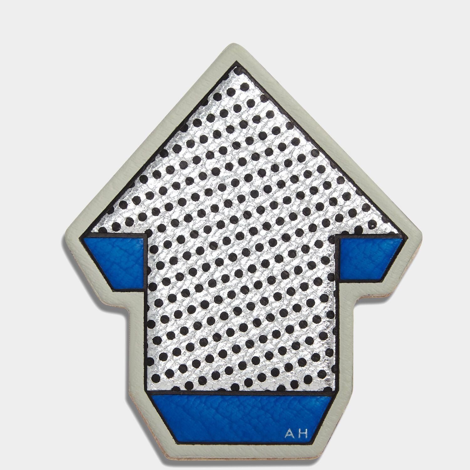 Arrow Leather Sticker -

                  
                    Metallic Capra in Silver -
                  

                  Anya Hindmarch US
